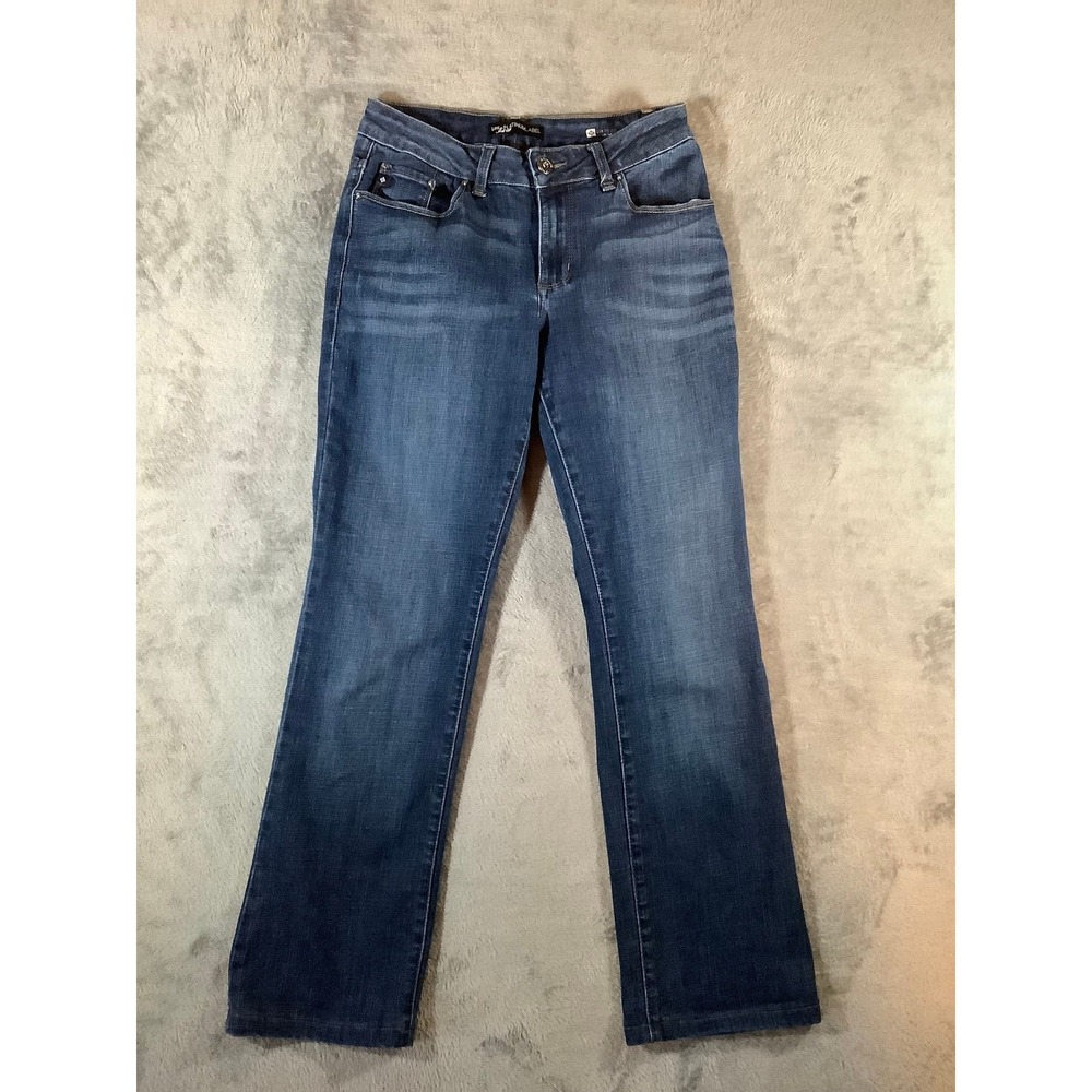 Lee Platinum Label Women's Curvy Fit Bootcut Jeans Blue Size 8 Stretch Denim